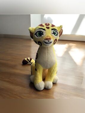 Disney Ty FULI The Lion Guard Plush Toy Cheetah Stuffy Disney Kids Yellow Brown